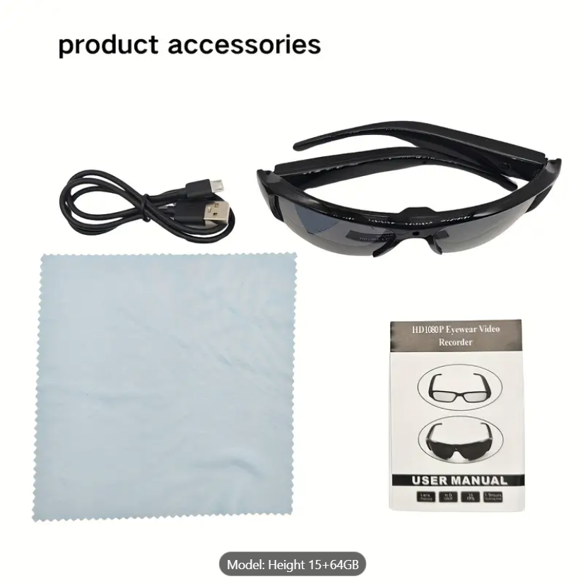 1080P HD Camera Sunglasses