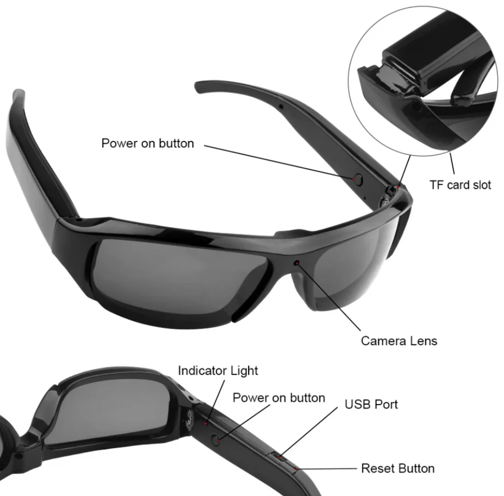 1080P HD Camera Sunglasses
